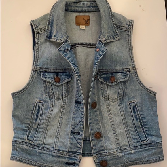 American Eagle denim vest - Picture 1 of 2